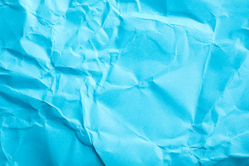 Sheet of color crumpled paper as background. Space for design