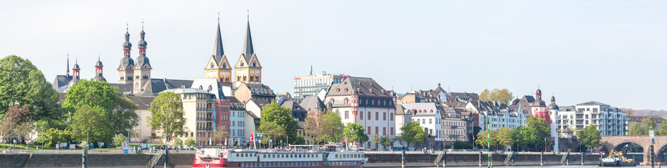 Koblenz Panorama Rhineland Palatinate Germany 