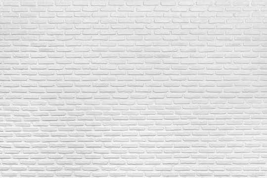 Modern White Brick Wall Texture and Background © Phunkoon