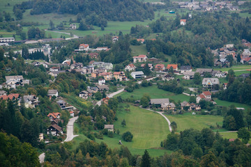 Fototapeta na wymiar bled village slovenia