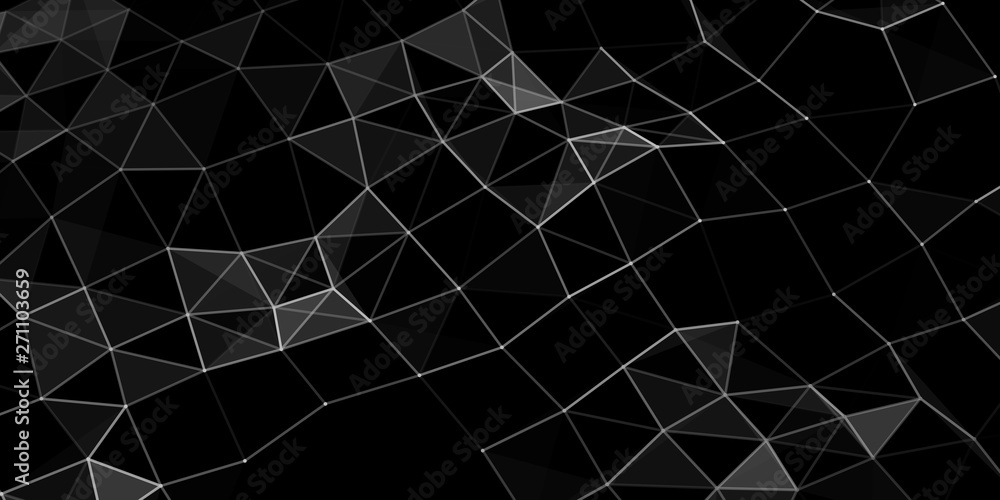 Poster abstract technology background. science background. big data. background vector. plexus effect. netw