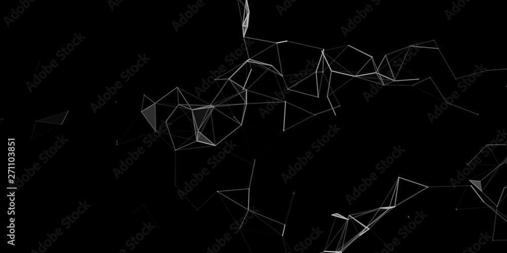 Poster abstract technology background. science background. big data. background vector. plexus effect. netw