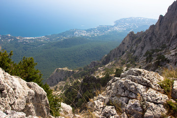 view from the top of mountain