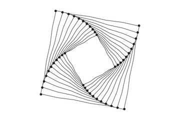 Vector Abstract Shape Geometric universal design form