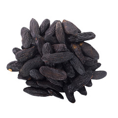 heap of tonkin beans isolated on white background
