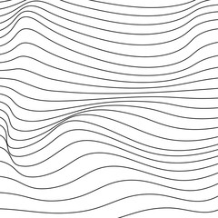 Wave background. Wave 3d. Abstract mesh background. Design for poster. Vector illustration.