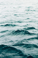 dark blue sea water background, shades of blue in black sea