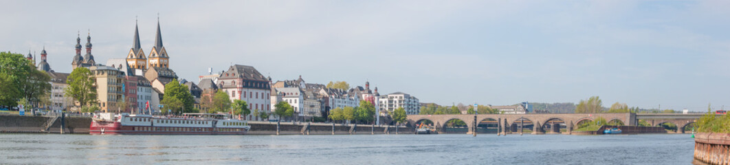 Fototapeta na wymiar Koblenz Panorama Rhineland Palatinate Germany 