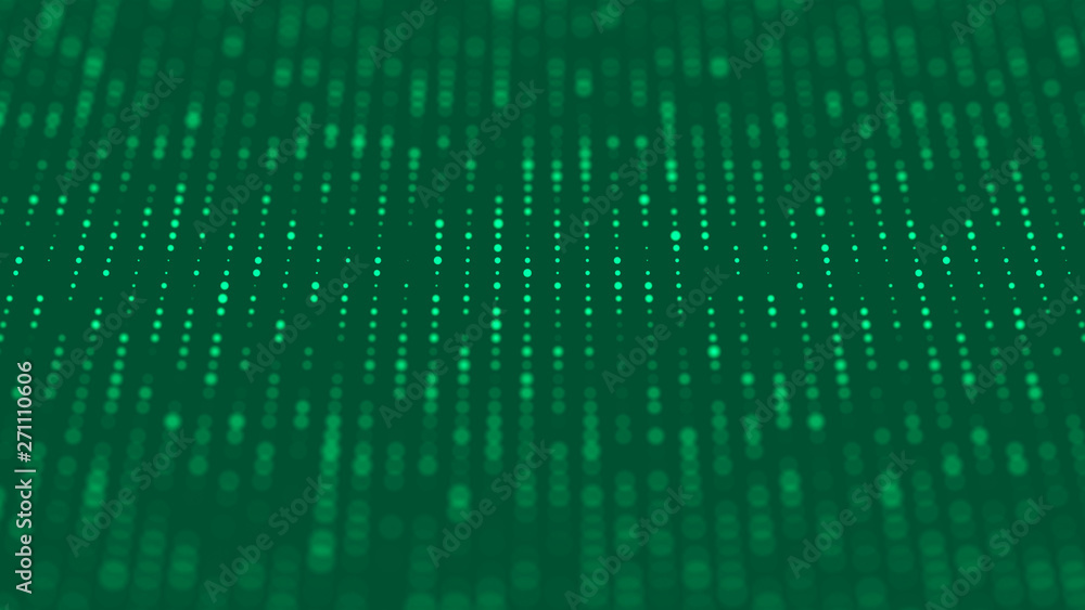 Poster halftone pattern. green composition. glitch background. gradient design background. abstract dotted 