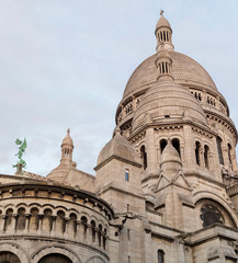 Fototapeta na wymiar Paris, France - July 05, 2018: Basilica of the Sacred Heart of Paris