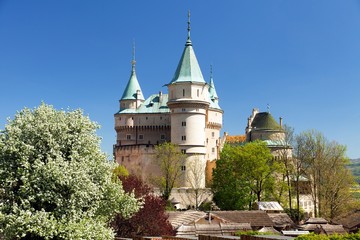 Bojnice castle near Prievidza town, Slovakia, Europe