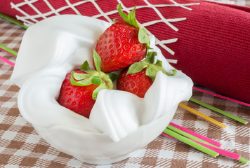 strawberries and cream