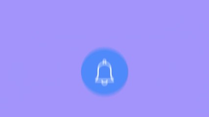 youtube Dynamic reminder for viewers. Channel Subscribe Button, Like Button and Notification Bell Being Clicked