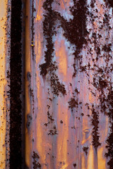 Weathered Rusty Metal Surface