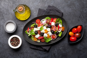 Greek salad plate