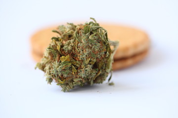 Dry Cannabis Medical Marijuana Cookies