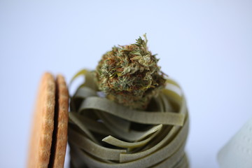Fototapeta premium Dry Cannabis Medical Marijuana