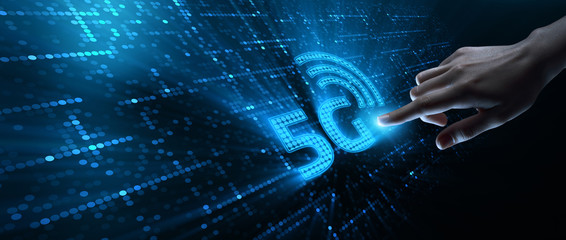 5G Network Internet Mobile Wireless Business concept