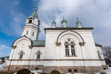 Fototapeta na wymiar Russian Orthodox Church Hakodate