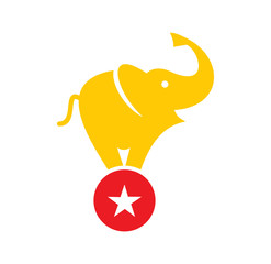 Circus related icon on background for graphic and web design. Simple illustration. Internet concept symbol for website button or mobile app.