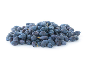 heap of honeysuckle isolated on white background