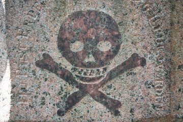 elements of decoration of ancient stone monuments  