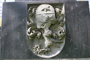 elements of decoration of ancient stone monuments  