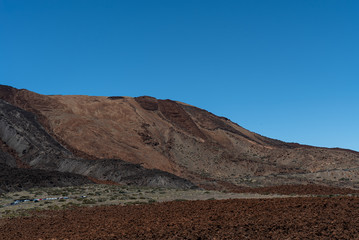 Fototapeta na wymiar Volcano in desert