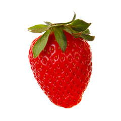 fresh strawberry isolated on white background