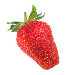 fresh strawberry isolated on white background