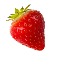 fresh strawberry isolated on white background