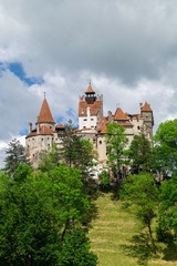 Fototapeta na wymiar Bran Castle, also know as Dracula's Castle, Brasov, Transylvania, Romania