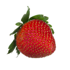 fresh strawberry isolated on white background