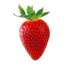 fresh strawberry isolated on white background