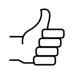 Like flat vector icon for web design