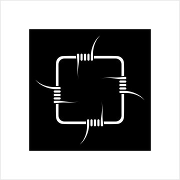 recommend clip art: Barbed Wire Icon, Fence Wire Icon