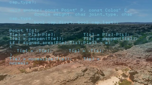 Rocky field and digital codes