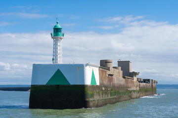 Fototapeta premium Le Havre, France - 05 30 2019: The harbor. Joinville Cove
