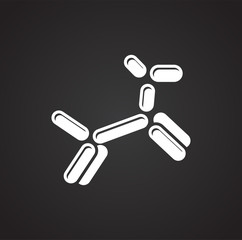 Circus related icon on background for graphic and web design. Simple illustration. Internet concept symbol for website button or mobile app.