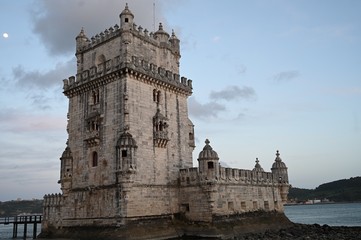 Fototapeta na wymiar Belem Tower in Lisbon, Portugal