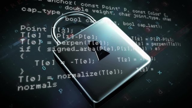 Program codes and a lock