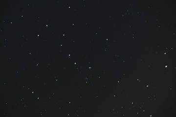 Night starry sky. Space background. A lot of stars on a dark background