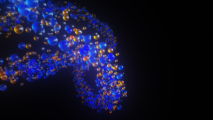 abstract helix pattern