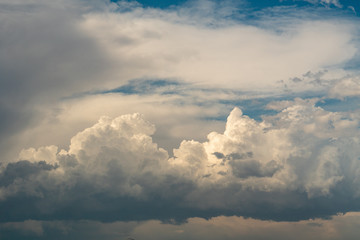 blue sky with clouds