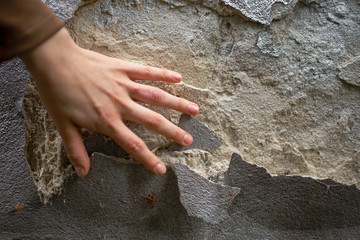 Girl playing around a town called berln