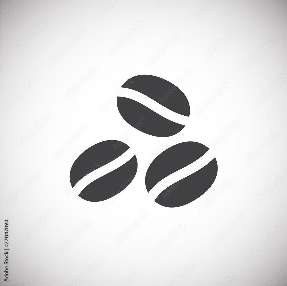 Poster coffe related icon on background for graphic and web design. simple illustration. internet concept s