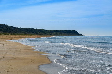 piaszczysta plaża. Kefalonia, Grecja