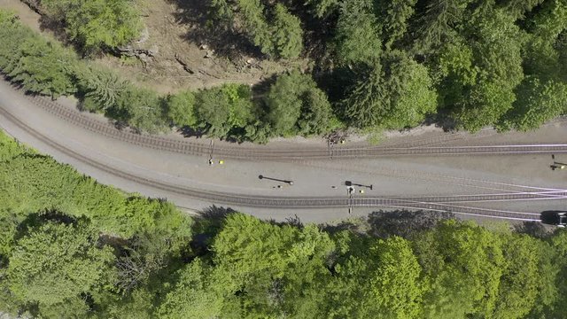 Harzquerbahn. Vogelperspektive. 