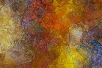 Abstract lines cartoon background.
