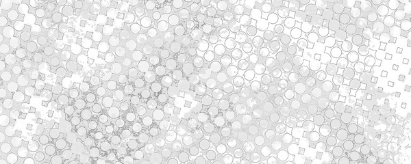 Monochrome grunge background of spots halftone.